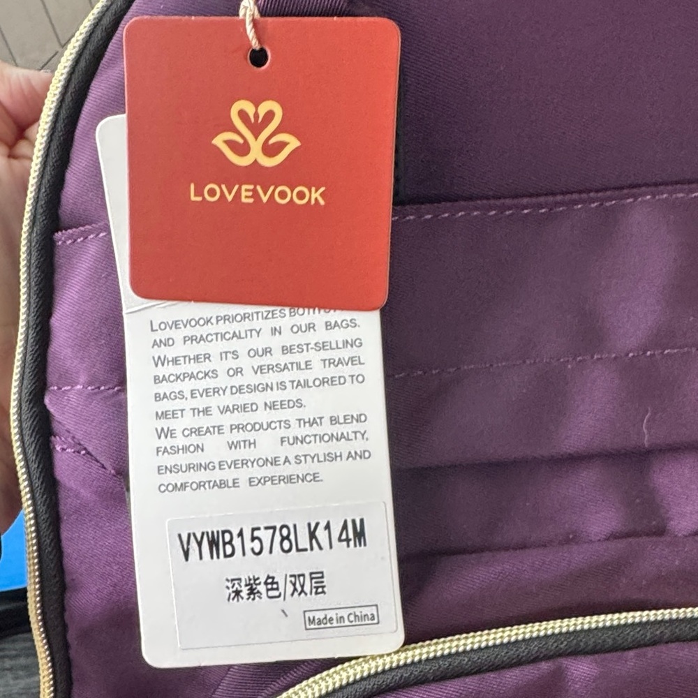 Lovevook Stylish Purple Backpack for Women